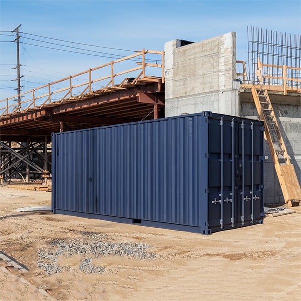 there are no hidden fees associated with renting our construction site storage containers